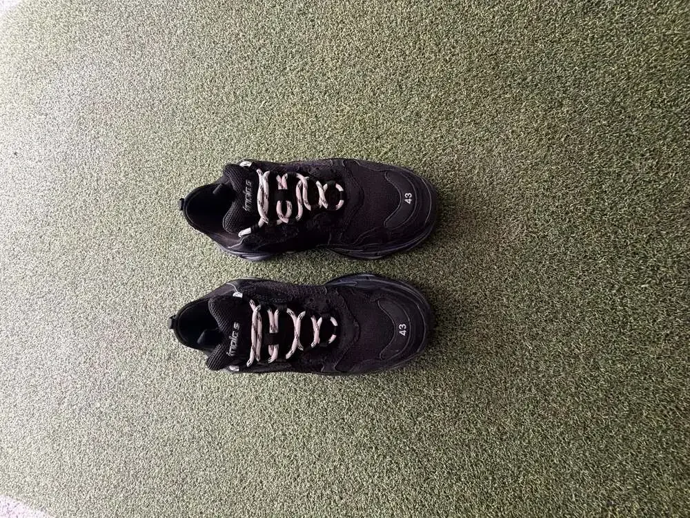 Balenciaga Triple S Sneakers Black Size 43